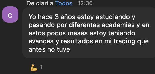 Clari, después de tres años pasando por academias: “los avances los tuve en estos pocos meses”.