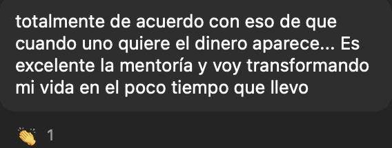 “Voy transformando mi vida en el poco tiempo que llevo.” No es solo la cuenta lo que cambia.